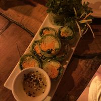 Summer rolls  at Lychee Thai Food in Brisas De Zicatela
