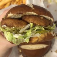 Boom chicken burger   at The Tavern in Prague