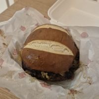 Magic Mushroom burger at The Tavern in Prague