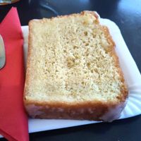 Vegan lemon cake at The Tavern in Prague