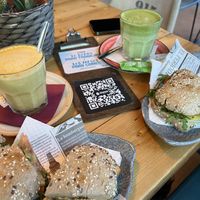Vegan Sandwiches, Chai Latte, Matcha Latte   at Shanao Cafe in Malaga