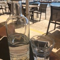 some water  at Istioploikos Sea Lounge in Crete
