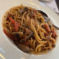 The only VEGAN pasta  at Istioploikos Sea Lounge in Crete