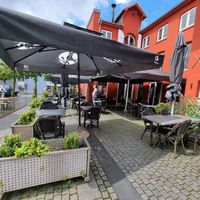 Terrace at Café Storm in Aabenraa