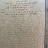 Great reminder!   at Botanique in Hove