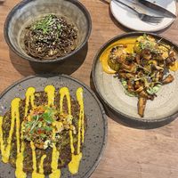 Selection from the brunch/ lunch menu   at Botanique in Hove