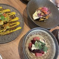 Selection from the brunch/ lunch menu   at Botanique in Hove