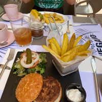 Beyond burger and beyond hotdog ❤️ at Americano Vegano in Torremolinos