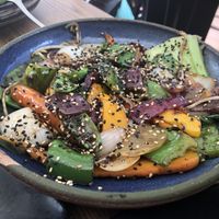 Verduras con salsa de soja at Kamado in Alcorcon