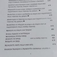 Menu at Al 3.0 Bistrot in Spoleto