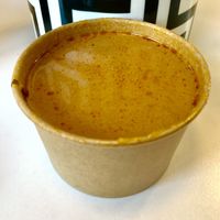 Peanut soup   at Veghana in Dubai