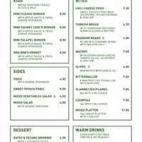 Menu  at RADION - Maybe closed in Amsterdam