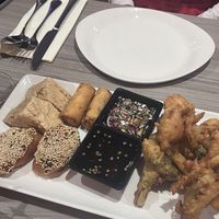 Thai Vegetable Platter  at Thai Orchid in Whitstable