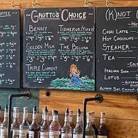 Coffee menu  at Mermaid Grotto in Seward
