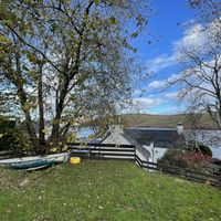 The Old Inn seen from the street (it is a bit hidden)  at The Old Inn & Waterfront Bunkhouse in Isle Of Skye