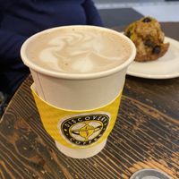 Vegan hot chocolate  at Discovery Coffee - Blanshard St in Victoria