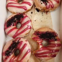 Black Forest vegan donut at Good Company Doughnuts & Cafe in Arlington