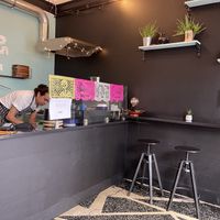 Small charming interior with a handful of seats   at La Poblana in Reykjavik