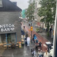 view from window  at La Poblana in Reykjavik