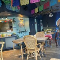 inside decor  at La Poblana in Reykjavik