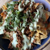 The larger nachos made vegan #Veganuary at La Poblana in Reykjavik