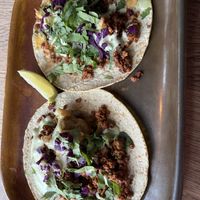 Vegan chorizo tacos #Veganuary at La Poblana in Reykjavik