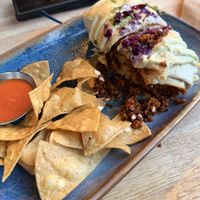 Vegan burrito   at La Poblana in Reykjavik