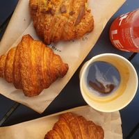 Croissants ans ham and cheese croissant at Margo's Amsterdam - Jordaan in Amsterdam