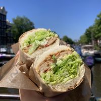 Tandoori chickn roll  at Margo's Amsterdam - Jordaan in Amsterdam