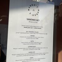 Menu  at Margo's Amsterdam - Jordaan in Amsterdam