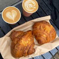 Oat cappuccinos & cheese croissants 💖  at Margo's Amsterdam - Jordaan in Amsterdam
