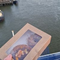 More of the chocolate orange Danish for the ferry home and a chai carrot cake. #Veganuary at Margo's Amsterdam - Jordaan in Amsterdam