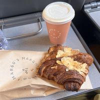 choc almond croissant  at Margo's Amsterdam - Jordaan in Amsterdam