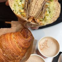 Croissant and Hoisin Luck Sandwich   at Margo's Amsterdam - Jordaan in Amsterdam