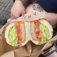 crispy chicken sandwich at Margo's Amsterdam - Jordaan in Amsterdam