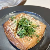 Mushroom cheese danish - get this!!  at Margo's Amsterdam - Jordaan in Amsterdam