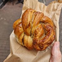 Cardamom roll yum! at Margo's Amsterdam - Jordaan in Amsterdam