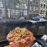 Pistachio rose danish - please order this!  at Margo's Amsterdam - Jordaan in Amsterdam