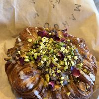Pistache rose danish  at Margo's Amsterdam - Jordaan in Amsterdam