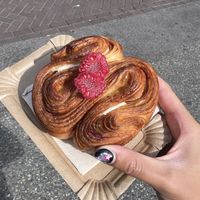 raspberry cheesecake   at Margo's Amsterdam - Jordaan in Amsterdam