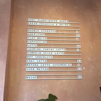 Drink menu   at Margo's Amsterdam - Jordaan in Amsterdam