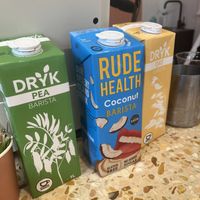 Plant milk choices  at Margo's Amsterdam - Jordaan in Amsterdam