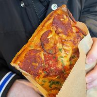 Salami focacciaa  at Margo's Amsterdam - Jordaan in Amsterdam