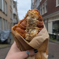 double almond croissant  at Margo's Amsterdam - Jordaan in Amsterdam
