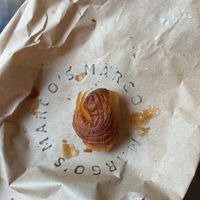 The last bit of the croissant at Margo's Amsterdam - Jordaan in Amsterdam