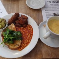 Vegan light breakfast at The Social Bar & Cafe in Bristol