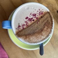 Raw Spiced  Cacao  at Bobby Franks Cafe in The Wood