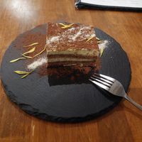 Tiramisu at Unique (V) Pizzeria SUKHASANA in Osaka