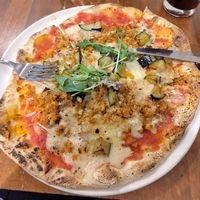 Diavola Pizza at Unique (V) Pizzeria SUKHASANA in Osaka