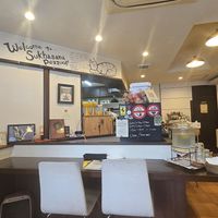 Inside at Unique (V) Pizzeria SUKHASANA in Osaka